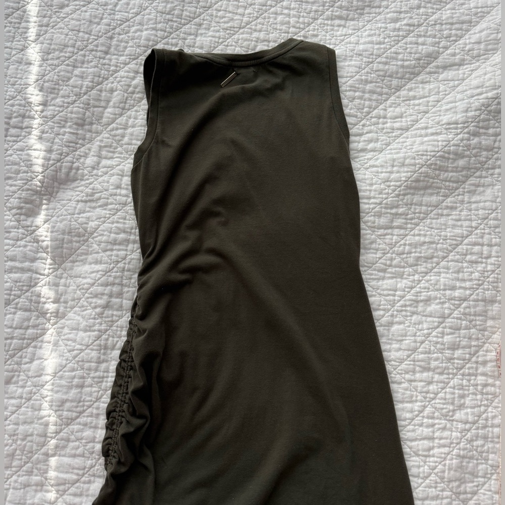 Michael Kors Asymmetrical Olive Dress - Picture 6 of 7